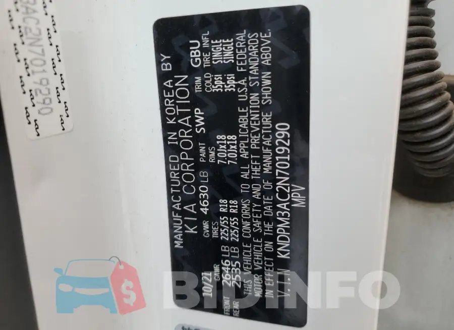 KNDPM3AC2N7019290 Photo# 14