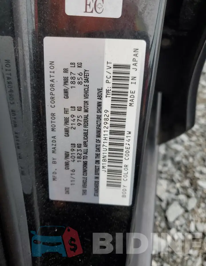 JM1BN1U71H1129829 Photo# 12