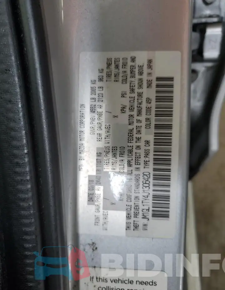JM1GL1TY4J1306420 Photo# 12