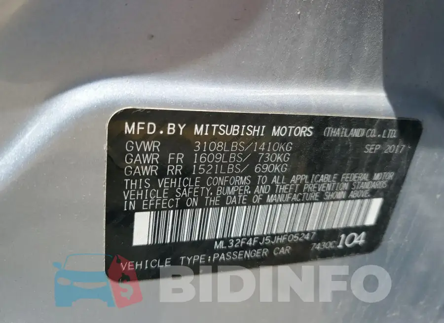 ML32F4FJ5JHF05247 Photo# 12