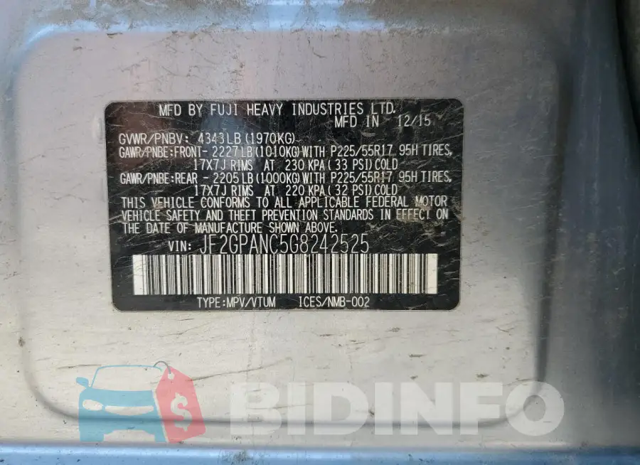JF2GPANC5G8242525 Photo# 12