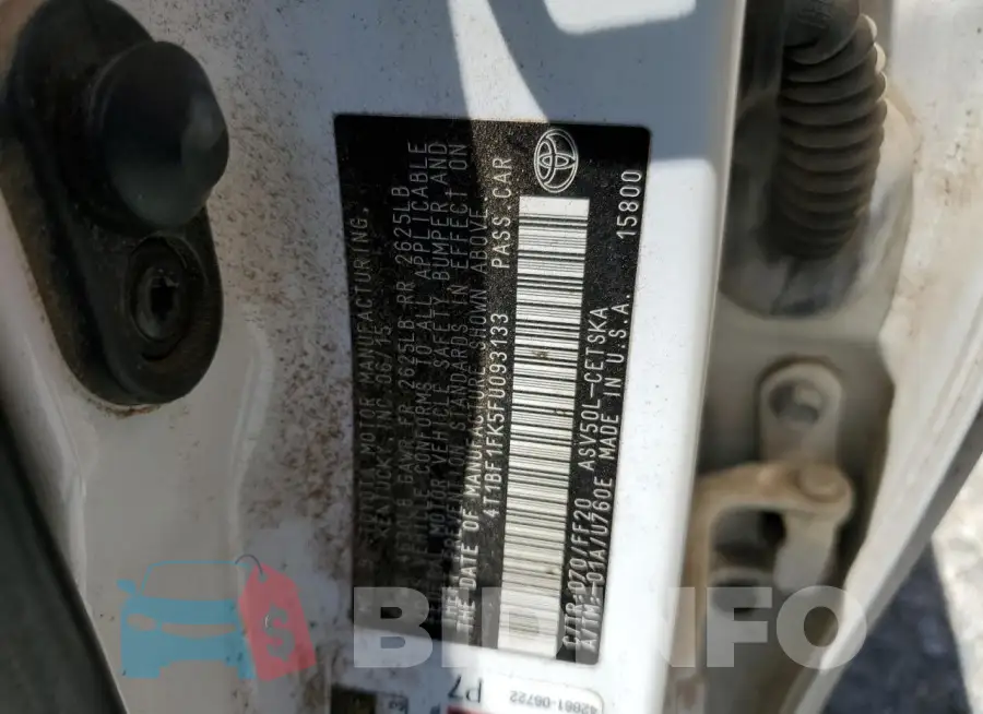 4T1BF1FK5FU093133 Photo# 12