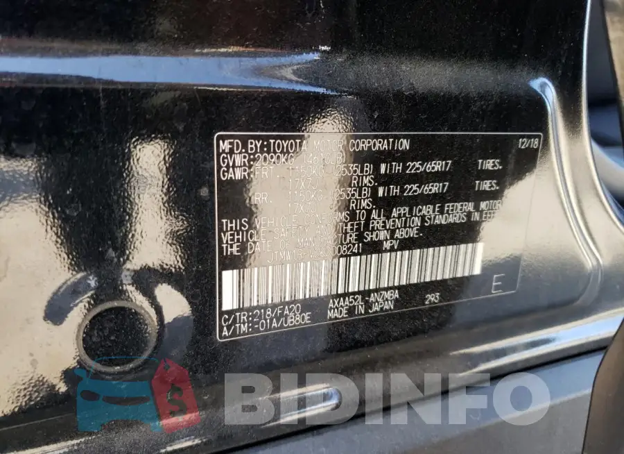 JTMW1RFV2KD008241 Photo# 14