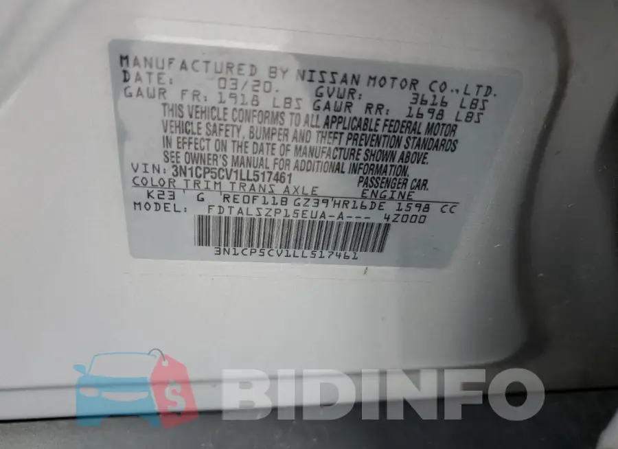 3N1CP5CV1LL517461 Photo# 12