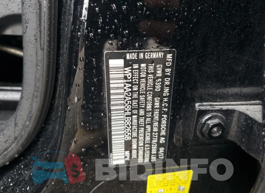 WP1AA2A58HLB82658 Photo# 12