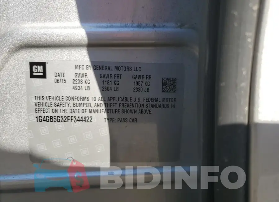 1G4GB5G32FF344422 Photo# 12
