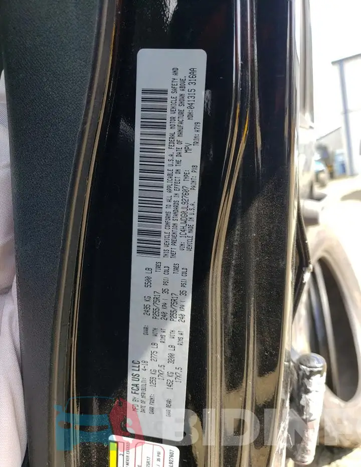 1C4HJWDG0JL927607 Photo# 12