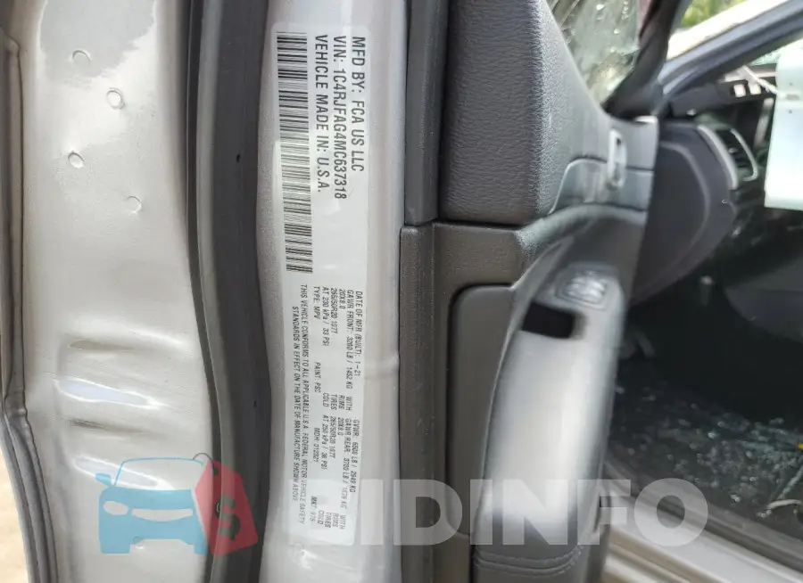 1C4RJFAG4MC637318 Photo# 13