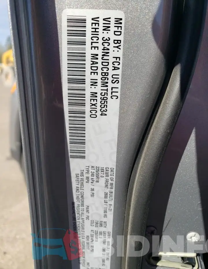 3C4NJDCB6MT595534 Photo# 13