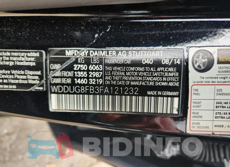 WDDUG8FB3FA121232 Photo# 10