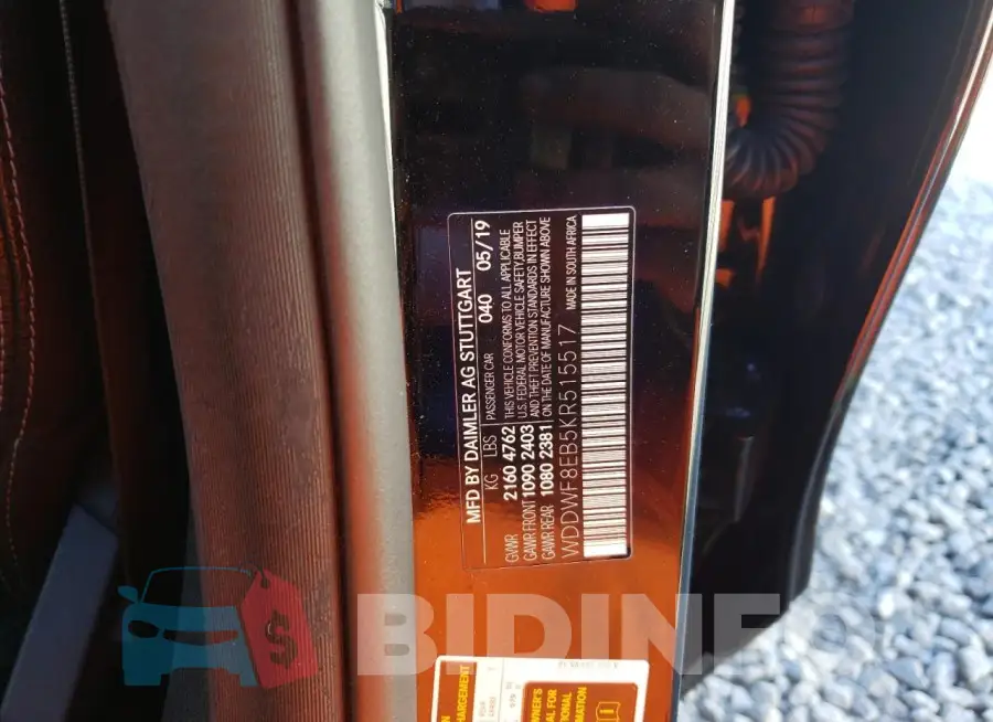 WDDWF8EB5KR515517 Photo# 12