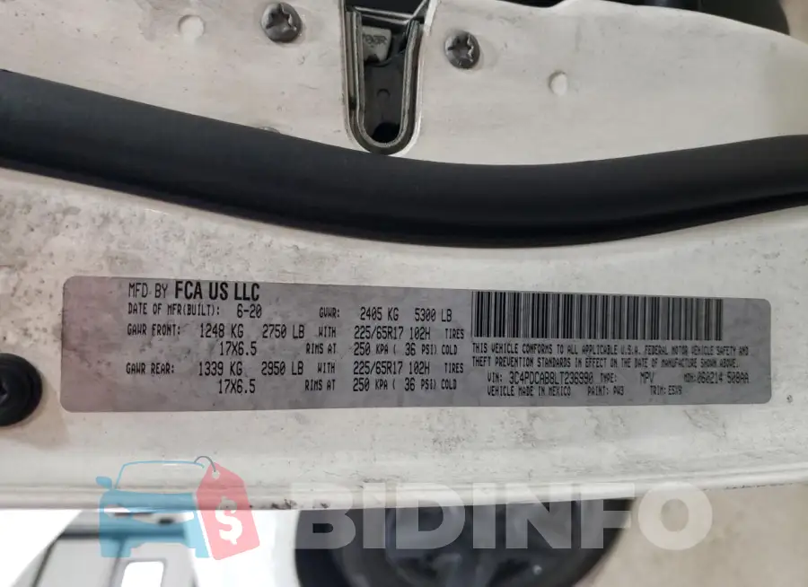 3C4PDCAB8LT236990 Photo# 12