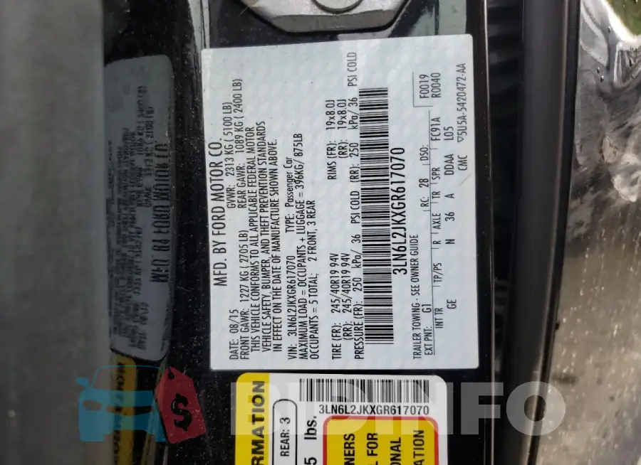 3LN6L2JKXGR617070 Photo# 12