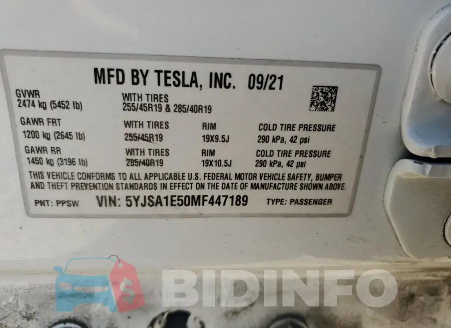 5YJSA1E50MF447189 Photo# 12