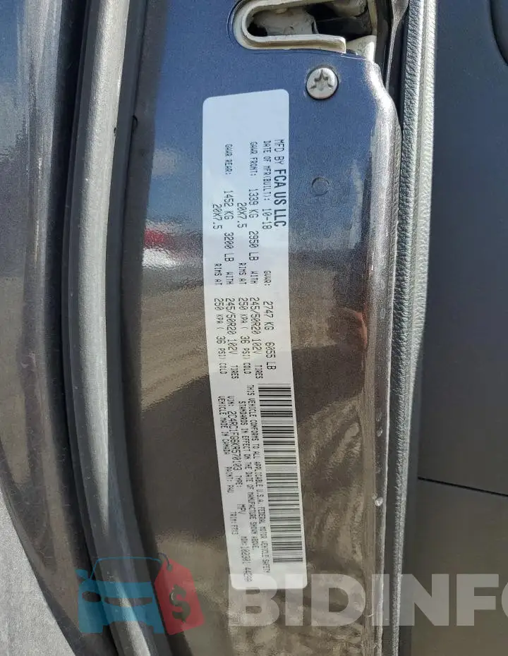 2C4RC1FG6KR570103 Photo# 13