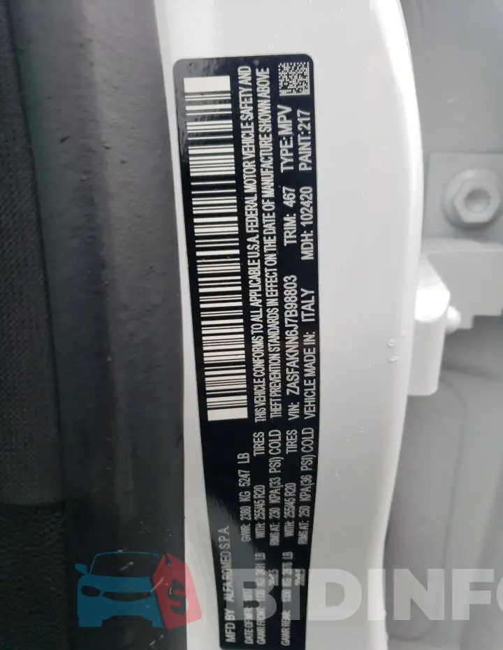 ZASFAKNN6J7B98803 Photo# 13