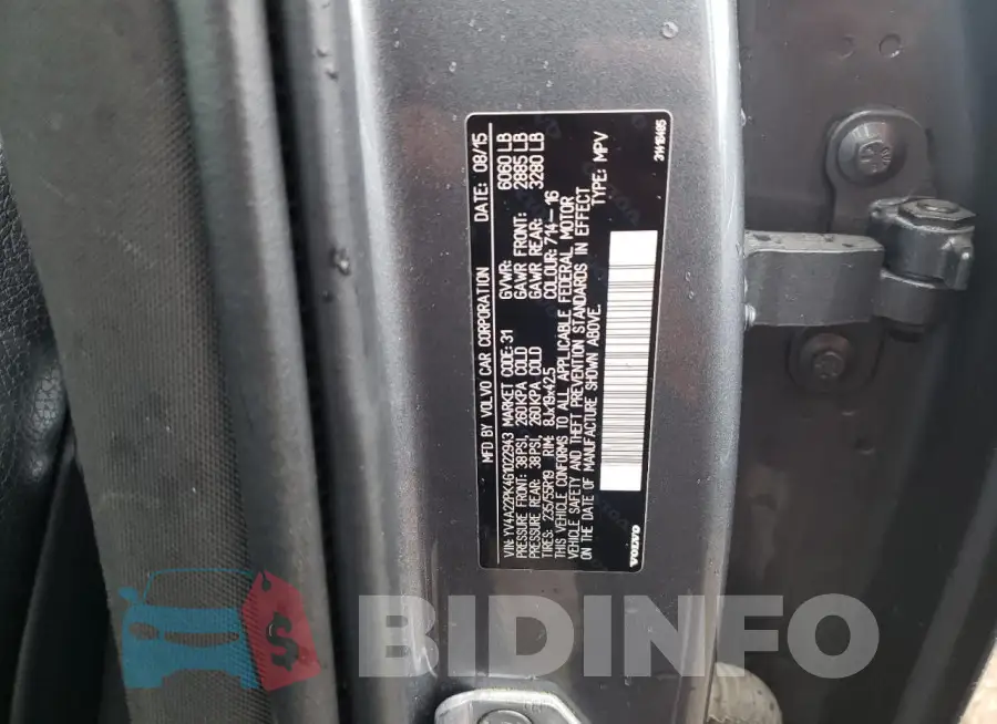 YV4A22PK4G1022943 Photo# 12