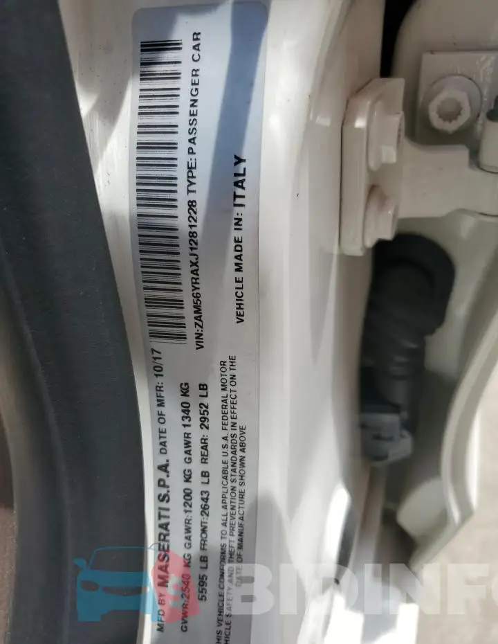 ZAM56YRAXJ1281228 Photo# 12