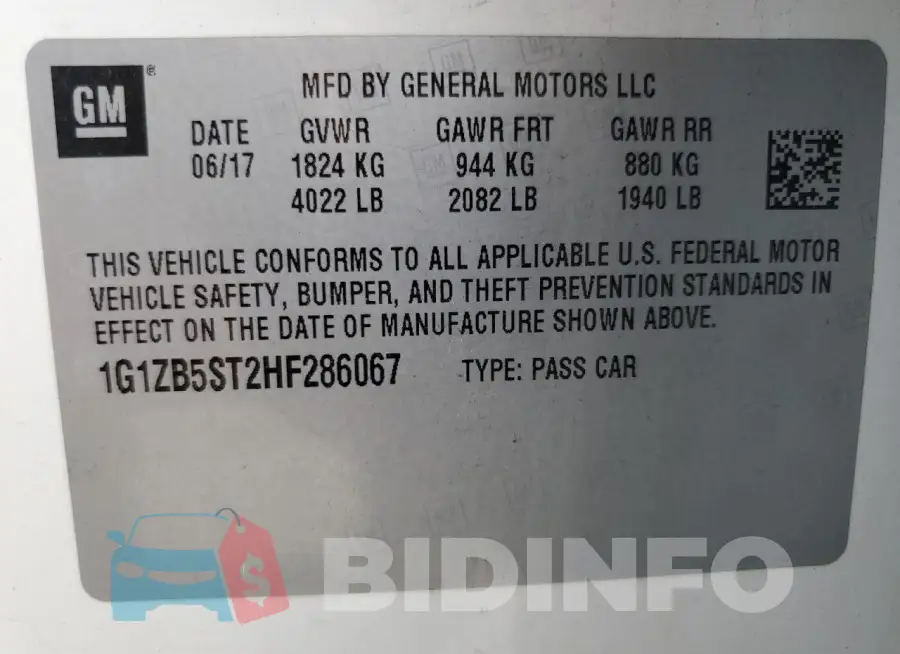 1G1ZB5ST2HF286067 Photo# 12