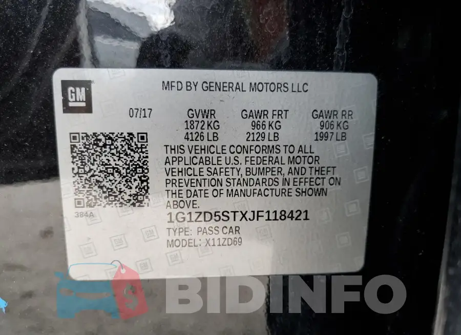 1G1ZD5STXJF118421 Photo# 12