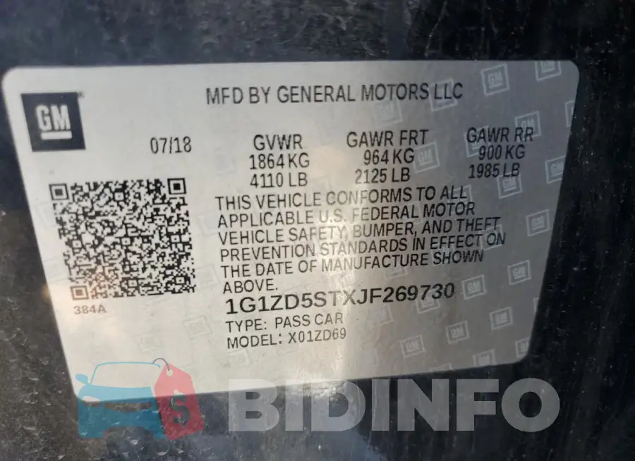 1G1ZD5STXJF269730 Photo# 12