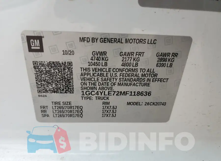 1GC4YLE72MF118636 Photo# 12