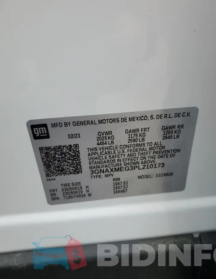 3GNAXMEG3PL210173 Photo# 13