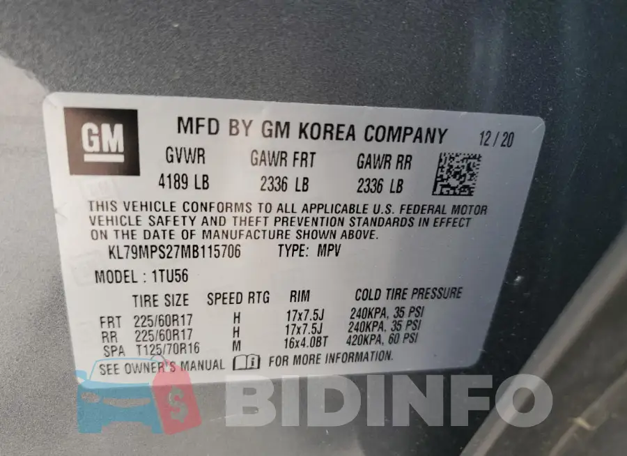 KL79MPS27MB115706 Photo# 14