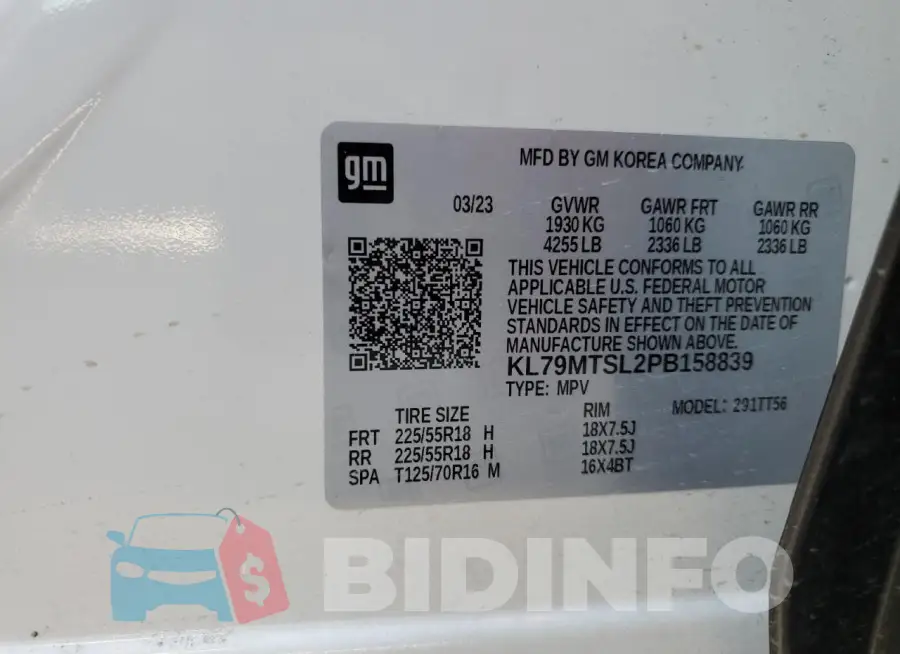 KL79MTSL2PB158839 Photo# 13