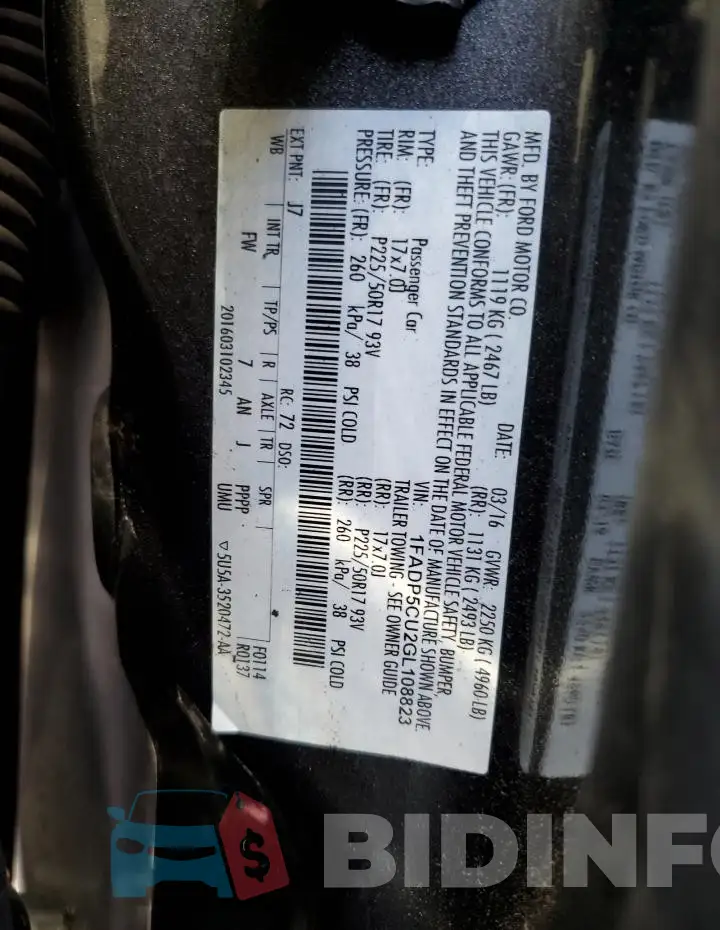 1FADP5CU2GL108823 Photo# 12
