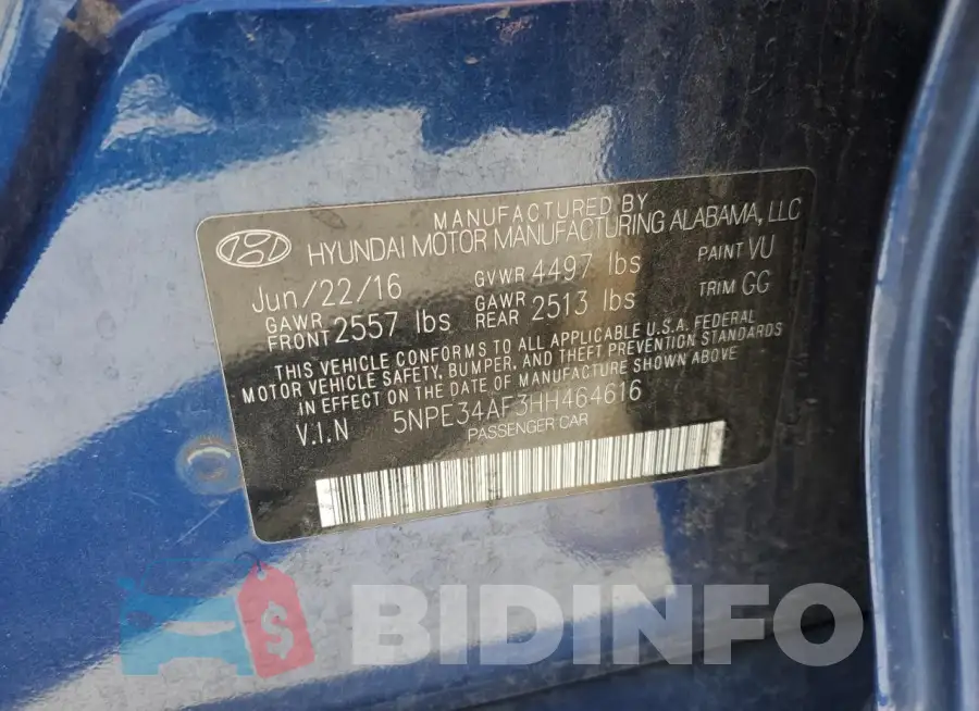 5NPE34AF3HH464616 Photo# 12