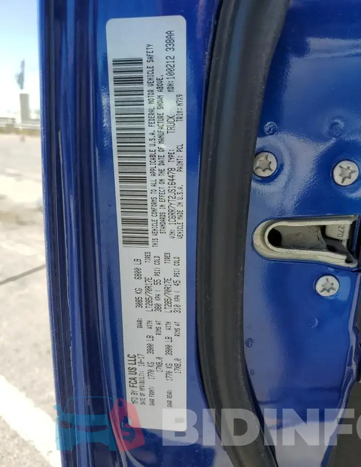 1C6RR7YT2JS164478 Photo# 12
