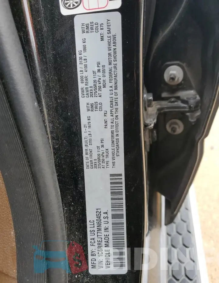 1C6RREJT7MN604521 Photo# 12