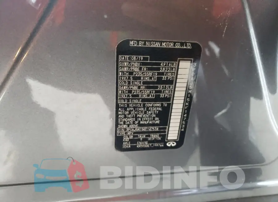3PCAJ5M15KF147534 Photo# 12