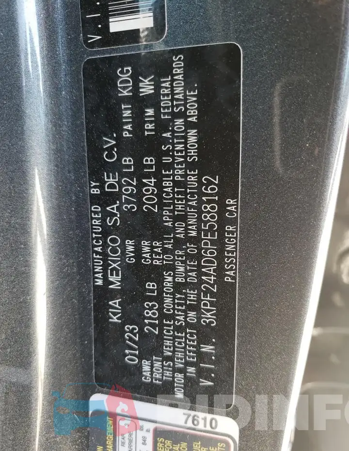 3KPF24AD6PE588162 Photo# 12