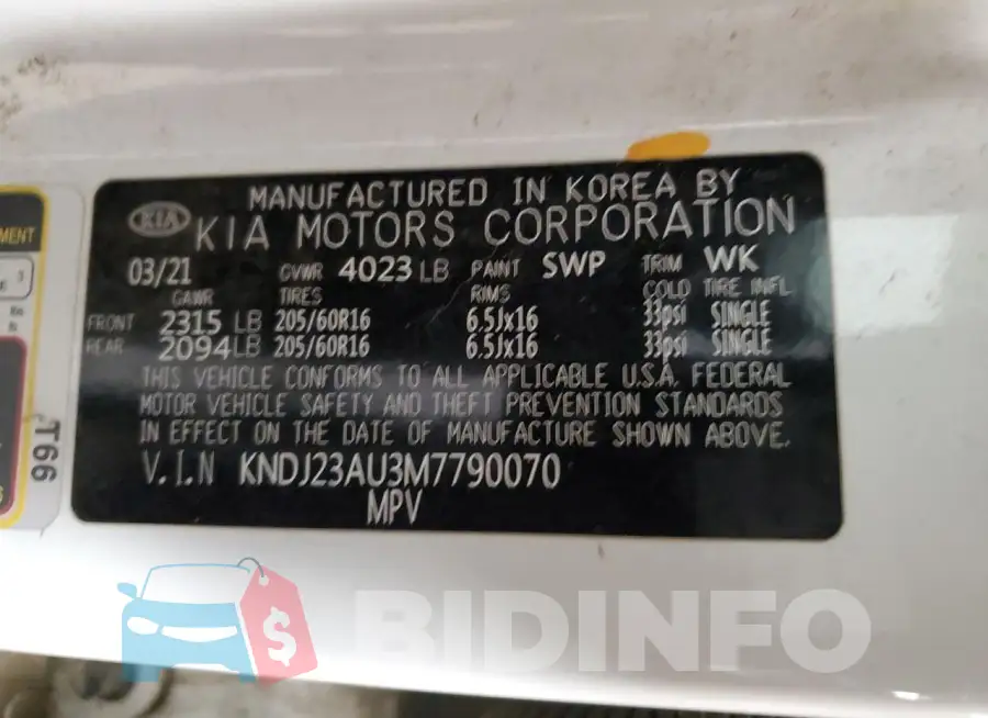 KNDJ23AU3M7790070 Photo# 13