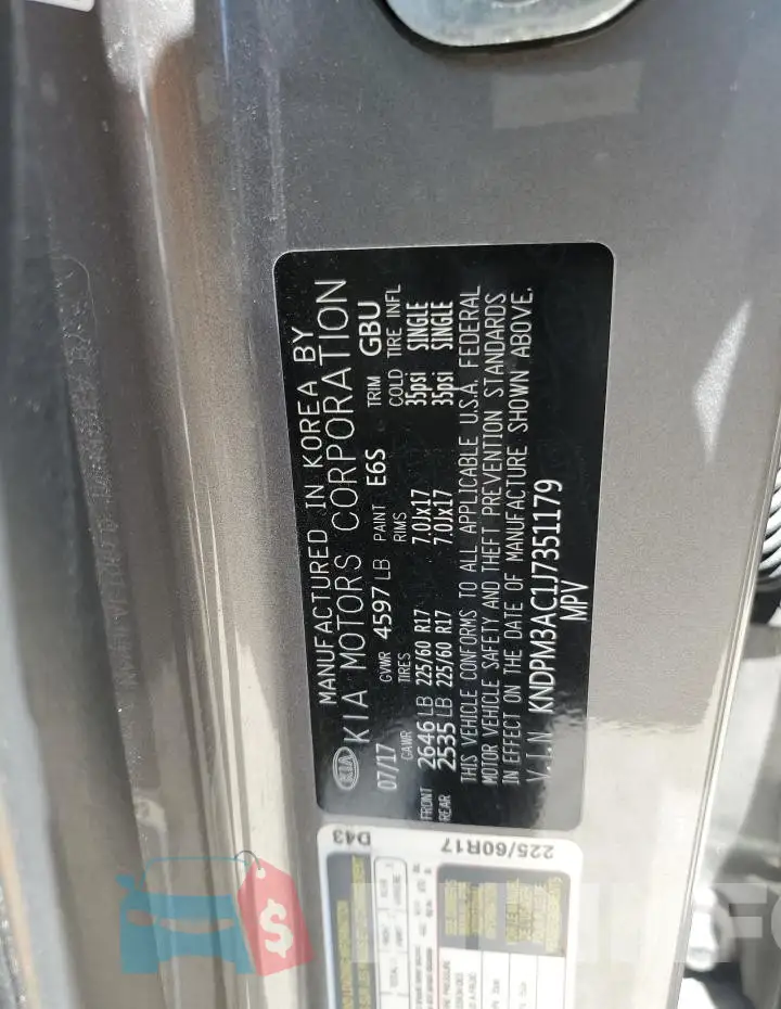 KNDPM3AC1J7351179 Photo# 12