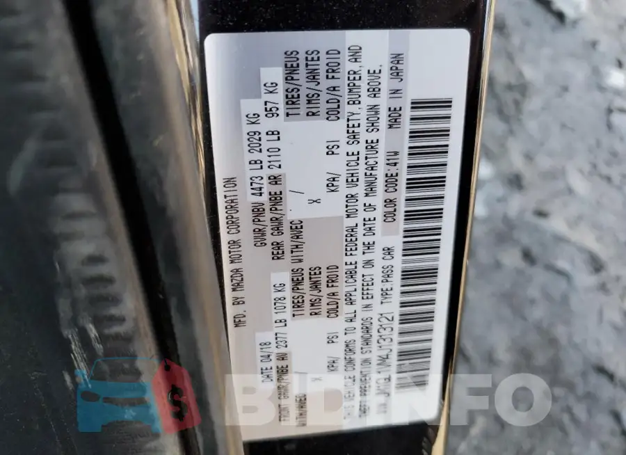 JM1GL1VM4J1313121 Photo# 12