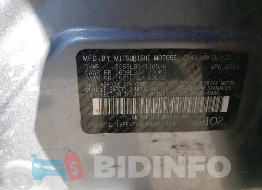 ML32F3FJ1KHF16158 Photo# 12