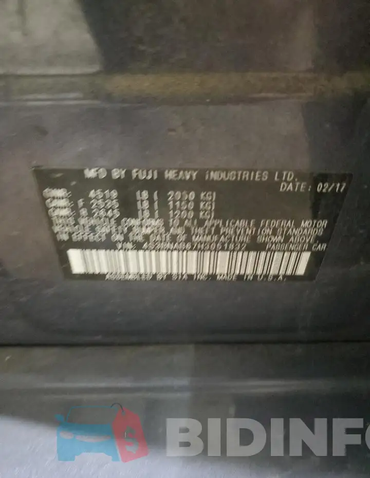 4S3BNAB67H3051832 Photo# 12
