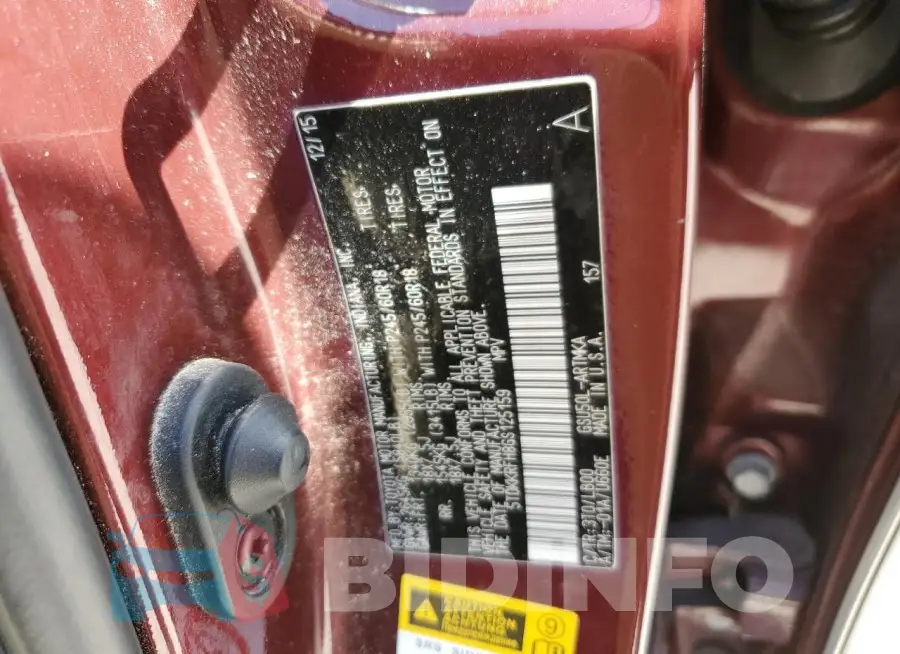 5TDKKRFH8GS125159 Photo# 13