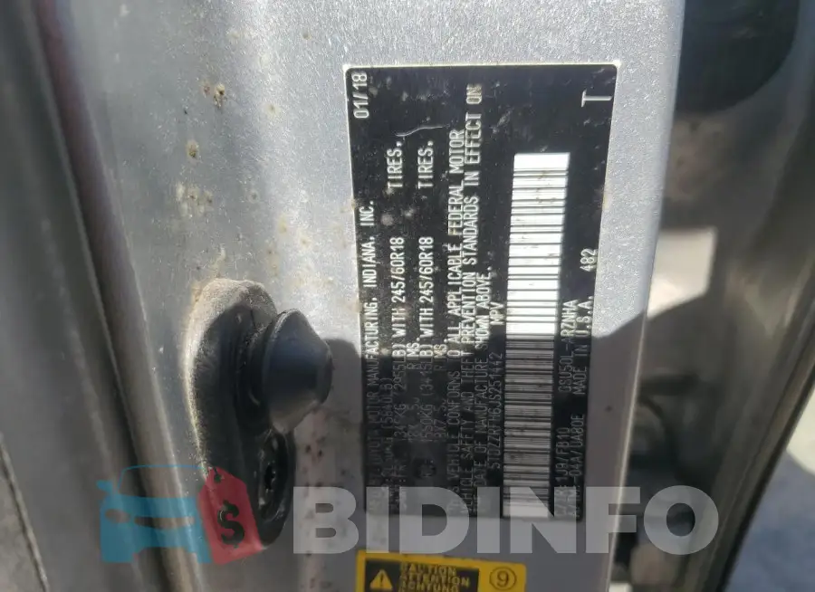 5TDZZRFH6JS251442 Photo# 14