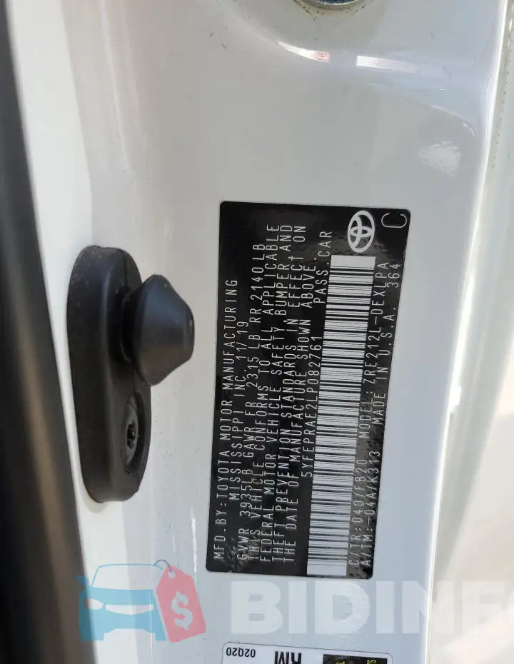 5YFEPRAE2LP082761 Photo# 12