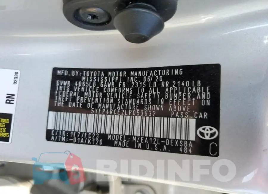 5YFP4RCE2LP053632 Photo# 13