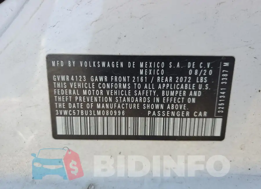 3VWC57BU3LM080996 Photo# 12