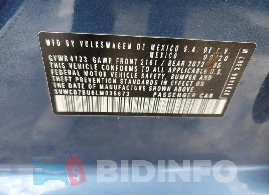 3VWCB7BU6LM035673 Photo# 12