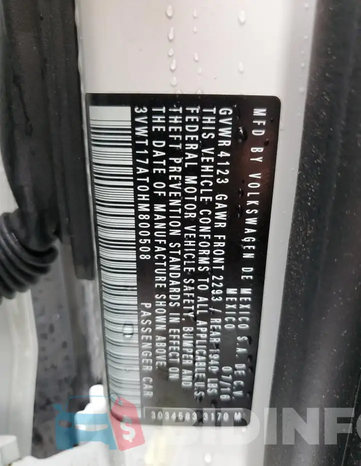 3VWT17AT0HM800508 Photo# 12