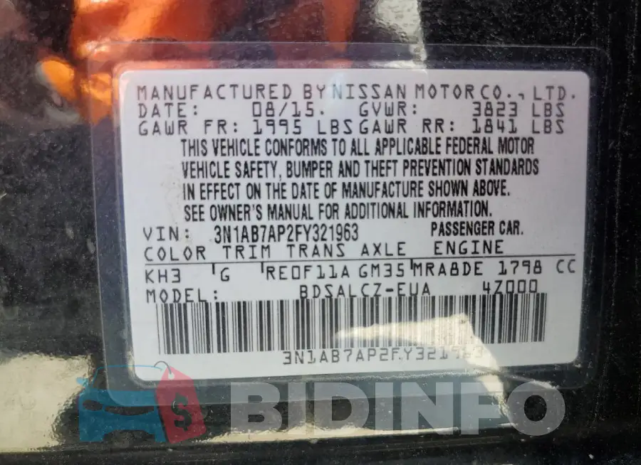 3N1AB7AP2FY321963 Photo# 12