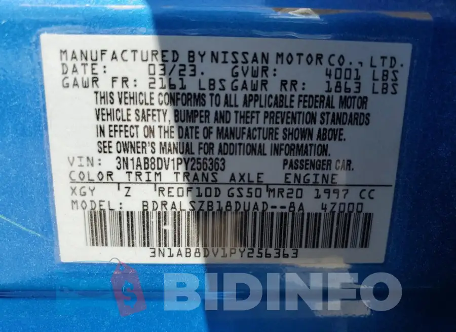 3N1AB8DV1PY256363 Photo# 12