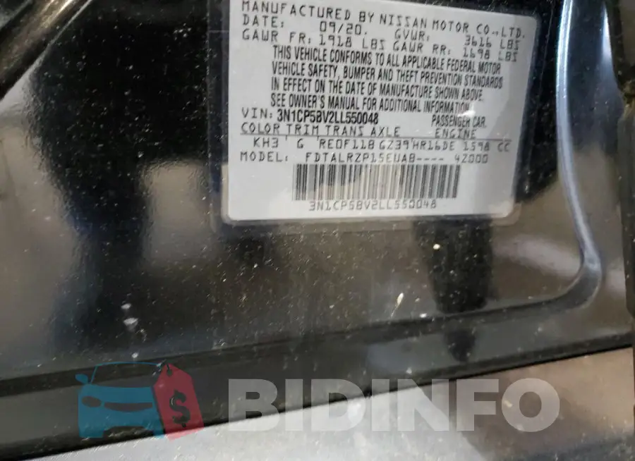 3N1CP5BV2LL550048 Photo# 13